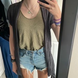 Cabi blue cardigan sweater